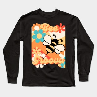 Bee Groovy - 70s vibe Long Sleeve T-Shirt